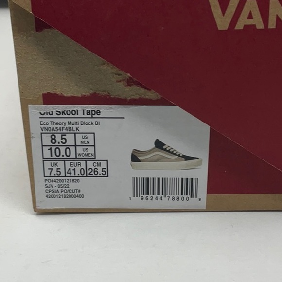 NWT Van’s off the wall old school tape shoes, size 8.5 - Picture 12 of 12